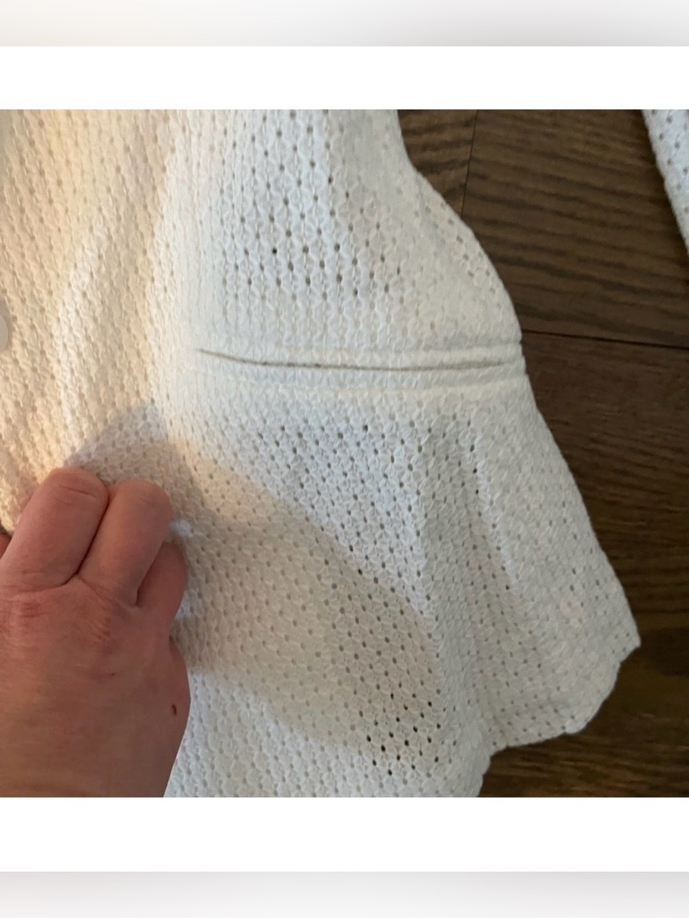 Sold Out House of CB Eyelet White Blazer XS Bridal Archive Linen - Picture 12 of 13